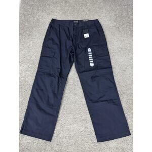 LA Police Gear Core Cargo Pants Mens 38x30 Navy Tactical Workwear Utility